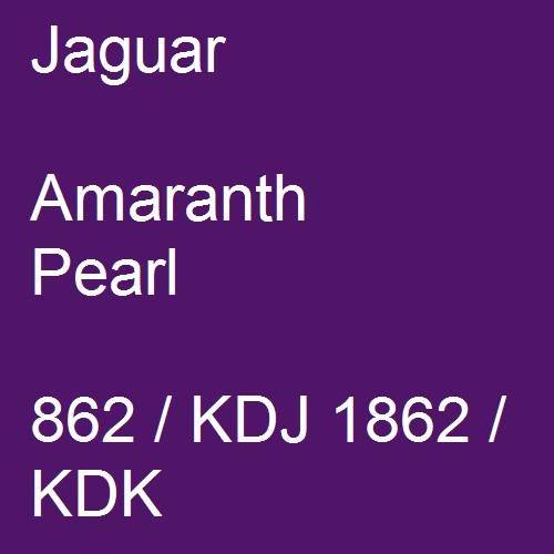 Jaguar, Amaranth Pearl, 862 / KDJ 1862 / KDK.